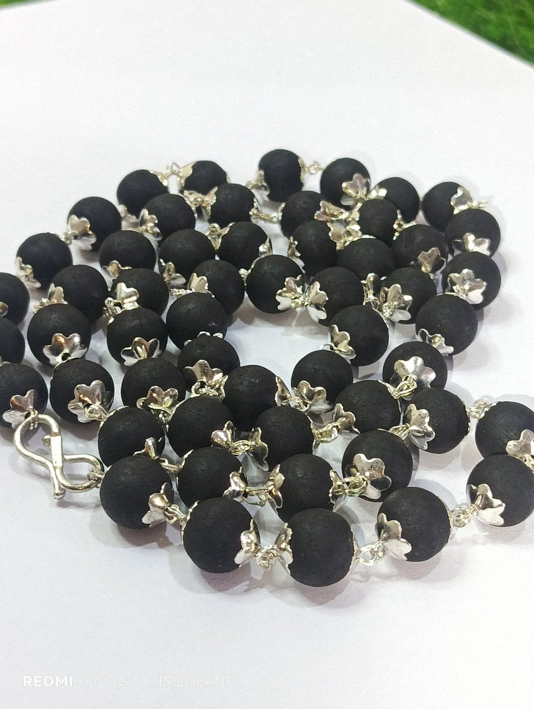 Original Karungali mala Silver mala